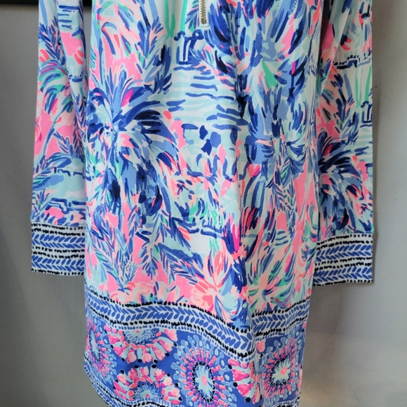 Lilly Pulitzer UPF 50+ Skipper Popover Dress Cabana Cocktail XS - Picture 7 of 16